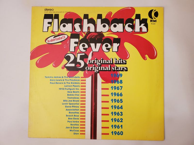 Various Artists Flashback Fever: 25 Original Hits Original Stars vinyl record